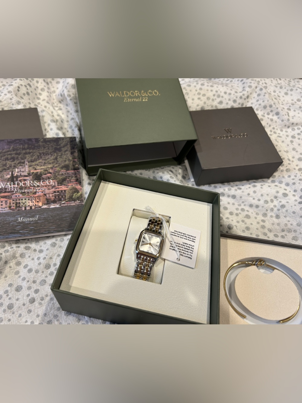 Waldor & Co Two-Tone Eternal 22 Watch and Bangle